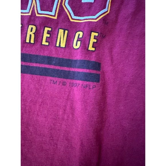 Vintage 1997 Commanders Color-block Men’s T-shirt XL New W/Tags - Picture 6 of 7